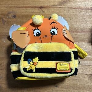 Loungefly Disney Heffalump and Pooh Orange and Yellow Backpack